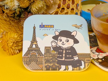 陶瓷杯墊【廢兔 in Paris】
