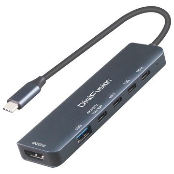 伽利略 USB-C 6in1 雙顯示輸出 多功能集線器