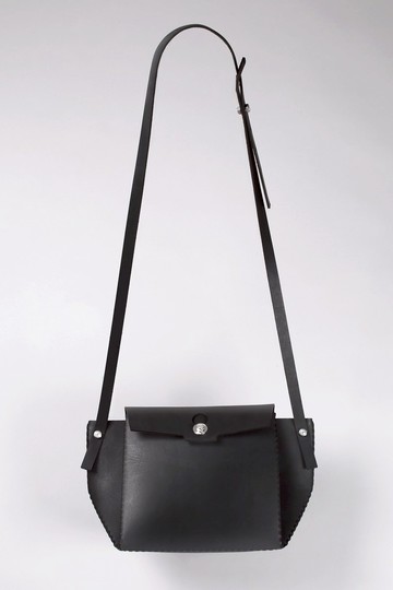 Miss M 黑色 植鞣皮革肩背包/手提包
