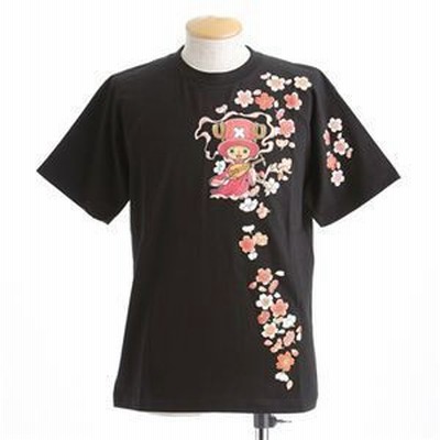 Ds むかしむかし ワンピースコレクション 和柄半袖tシャツ S 2441 チョッパー弁財天 黒3l Ds 通販 Lineポイント最大get Lineショッピング