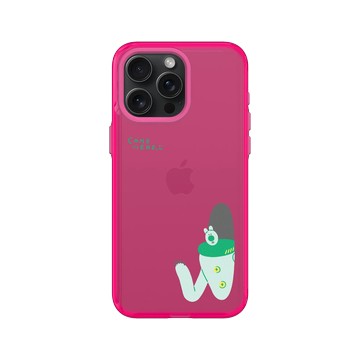 iPhone 15 Pro Max Clear 粉漾桃 - 包大山 Baozi - 快躲進來