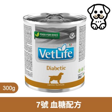 Farmina 法米納 Vet Life 犬用天然處方主食罐- (FD-9073) 血糖配方 300g*6入