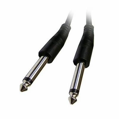 1/4 inch Mono Patch Cable  1/4 Male  10 foot