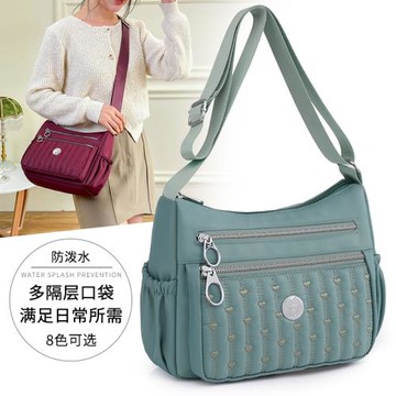 2025新款包包中老年媽媽包牛津布帆布包大容量單肩包斜挎包女包包