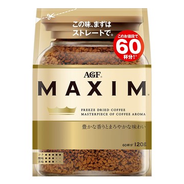 AGF MAXIM 箴言金袋咖啡  1包  120g  1入