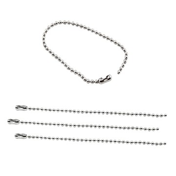 1mm珠鍊 金屬珠鍊 不鏽鋼珠鍊 DIY圓珠鏈 鑰匙圈零件 手作吊飾家政材料 吊牌鏈波珠鏈 贈品禮品