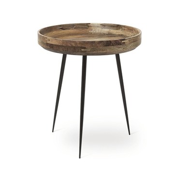 Bowl Table 理想邊桌（原木色、中）