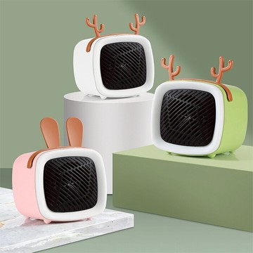 家用式呆萌暖風機迷你小型學生桌面辦公室網紅取暖器