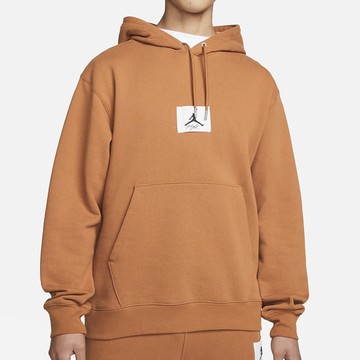 Nike JORDAN ESSENTIALS 男裝 連帽 長袖 休閒 棉質 毛巾布 袋鼠式口袋 橘【運動世界】DA9817-241