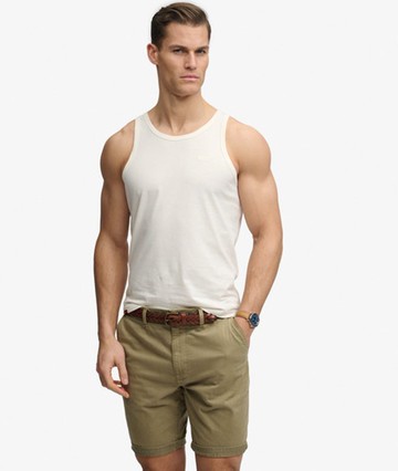Superdry Men's Unbrushed Essential Logo Vest White Size: XL