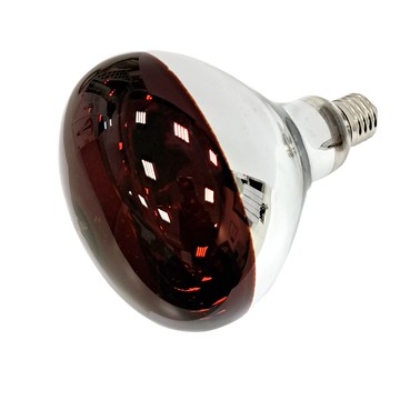 日月光 紅外線溫熱燈泡 紅面 (保溫燈泡 取暖燈泡110V E27 250W) 1入