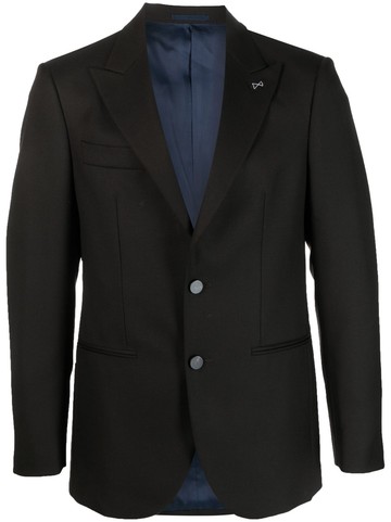 D4.0 - single-breasted wool blazer - men - Virgin Wool/Cupro - 48 - Brown