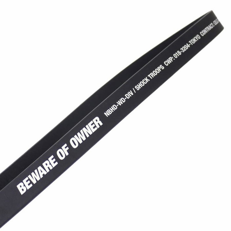 ネイバーフッド NEIGHBORHOOD BEWARE L CL LEAD ドッグ リード BLACK ...