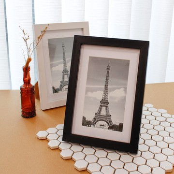 鐵塔木頭相框4x6