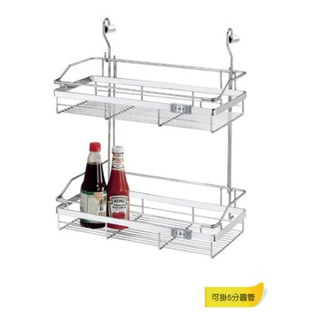 【大巨光】不鏽鋼雙層置物架/廚衛兩用_3027