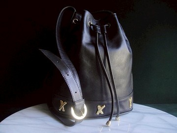 【老時光 OLD-TIME】早期二手老包義大利Paloma Picasso水桶包