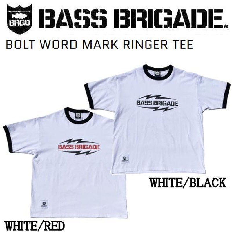 バスブリゲード BASS BRIGADE BOLT WORD MARK RINGER TEE メンズ Tシャツ 半袖 アウトドア フィッシング  トップス M/L/XL | LINEブランドカタログ