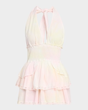 Deanna Halter Mini Dress