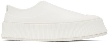 Jil Sander 白色无带运动鞋