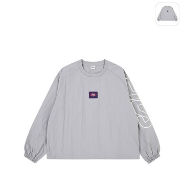 【FILA】中性 圓領T恤-淺灰 1TEY-5201-GY