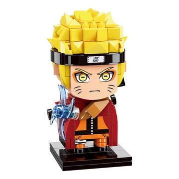KEEPPLAY 奇妙積木 火影忍者公仔 鳴人 仙人模式 精緻積木玩具  1個