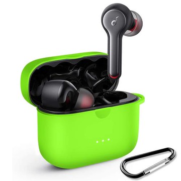 適用于Anker安克Soundcore聲闊Liberty Air 2耳機無線耳機硅膠防塵防刮防丟失保護套鑰匙扣