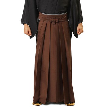 袴 男士 SS S M L LL 83cm 87cm 91cm 95cm 99cm 尺寸 茶