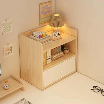 【含稅/免運】 宿舍桌面書架收納架書桌辦公桌置物架客廳書房簡易書柜小型儲物柜