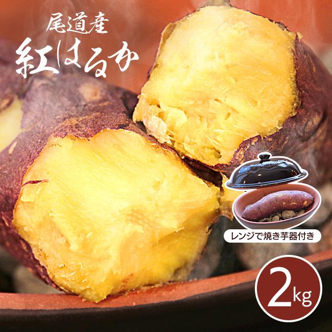 さつまいも 紅はるか 2kg 焼き芋器付き キュアリング 無農薬 有機栽培 有機堆肥 熟成 甘い 焼き芋 焼きいも さつまいも2kg焼き芋器付き