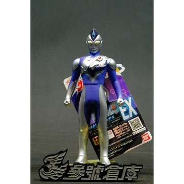 參號倉庫 現貨 BANDAI 超人力霸王 英雄軟膠系列 EX 超人力霸王 迪納斯 BT87257 *