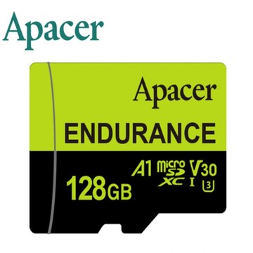 Apacer宇瞻 128GB MicroSDXC UHS-I U1 V10 A1 Class10高效耐用記憶卡(100MB/s)