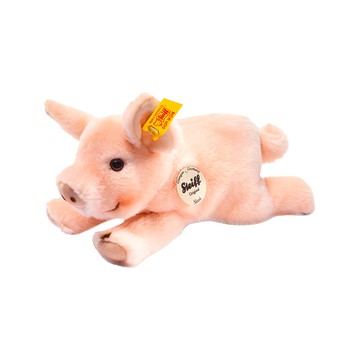 Steiff 德國金耳釦泰迪熊 Sissi Piglet 黃標玩偶  15cm  粉紅色  1個