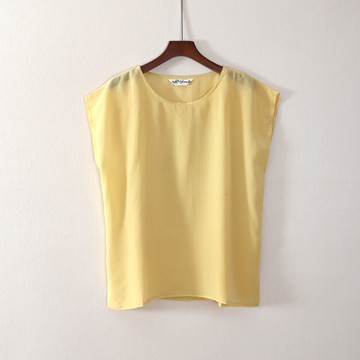 女裝輕薄短袖寬松圓領純色經典簡約T恤衫上衣服潮