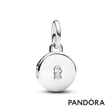 【Pandora官方直營】可鐫刻緊鎖愛意可開啟吊飾