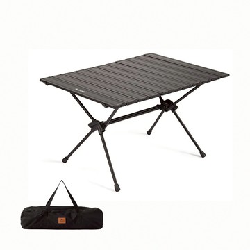 【Naturehike】FT11高度可調鋁合金折疊桌 極夜黑 附收納袋 JU037  原廠公司貨一年保固