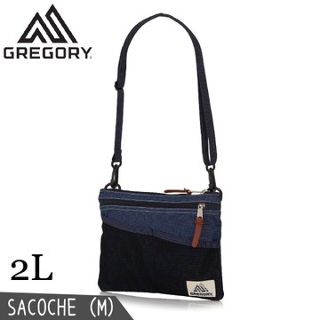 【GREGORY 美國 2L SACOCHE斜背包M《天絲丹寧》】109457/側背包/腰包/休閒包