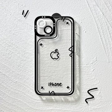 簡約天使眼 防摔手機殼 蘋果iPhone1716e 15 14 13 12 11Promax全包邊 xs防摔6 7 8潮