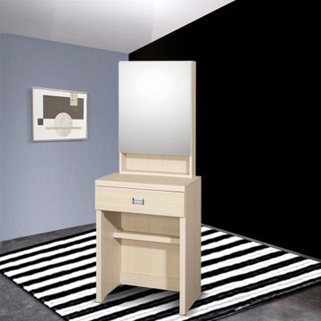 【鴨鴨居家】 艾文2尺浮雕開門鏡台-3色可選擇