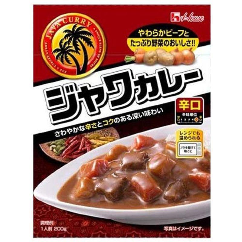 ハウス食品 レトルト ジャワカレー 辛口 200g×30個入×(2ケース)