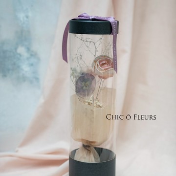【希朵花藝】情人節 甜蜜蜜 香氛索拉花棒棒糖花筒
