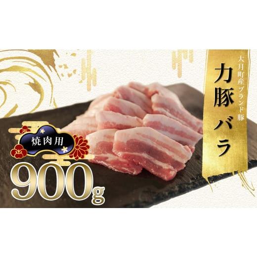 ふるさと納税 高知県 大月町 力豚バラ　焼き肉用 900g