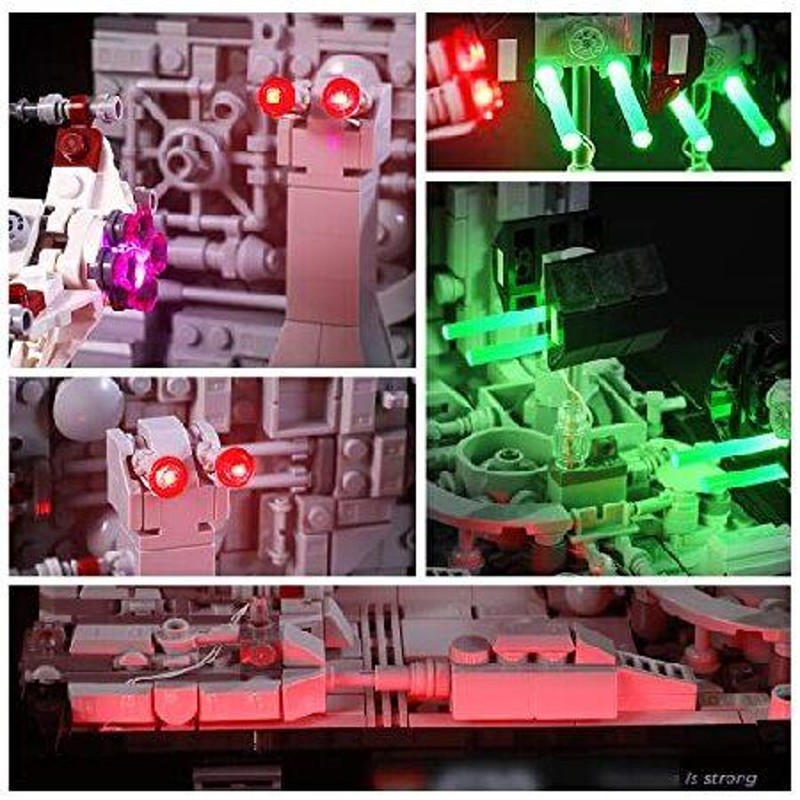 YEABRICKS LED Light Kit for Lego - Star Wars Death Star Trench Run