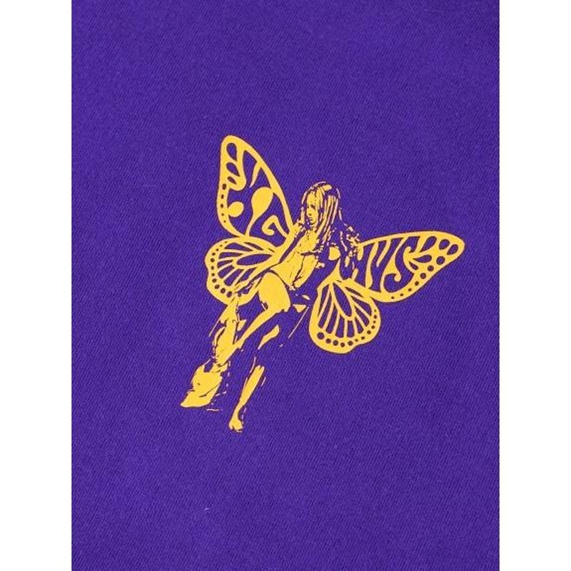 HYSTERIC GLAMOUR Tシャツ ヒスガール 希少デザイン バタフライ エックスガール X-girl × HYSTERIC GLAMOUR BUTTERFLY S/S TEE