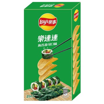 [家速配]樂事樂連連海苔壽司味洋芋片經濟包