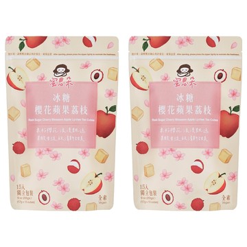 蜜思朵 冰糖櫻花蘋果荔枝茶  2個  15個裝  17g