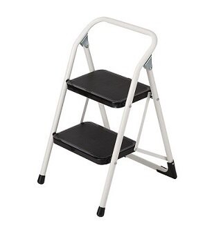 【銳冠】SLH-02鐵梯  大踏板2階工作梯 扶手梯 折疊梯