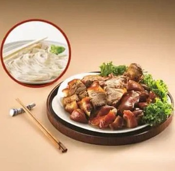好運豬腳麵線2組(豬腳940g+麵線220g/組)(孝親必備)