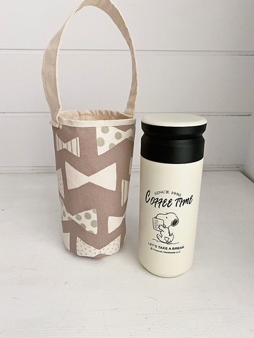 hairmo 蝴蝶結飲料手提袋-布質(大象杯/手搖/梅森/良杯)