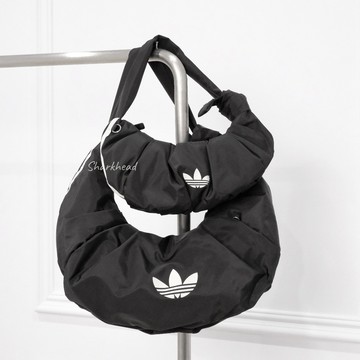 【Sharkhead】現貨 Adidas Originals 愛迪達 牛角包 雲朵包 肩背包 KA9266 腋下包 黑白