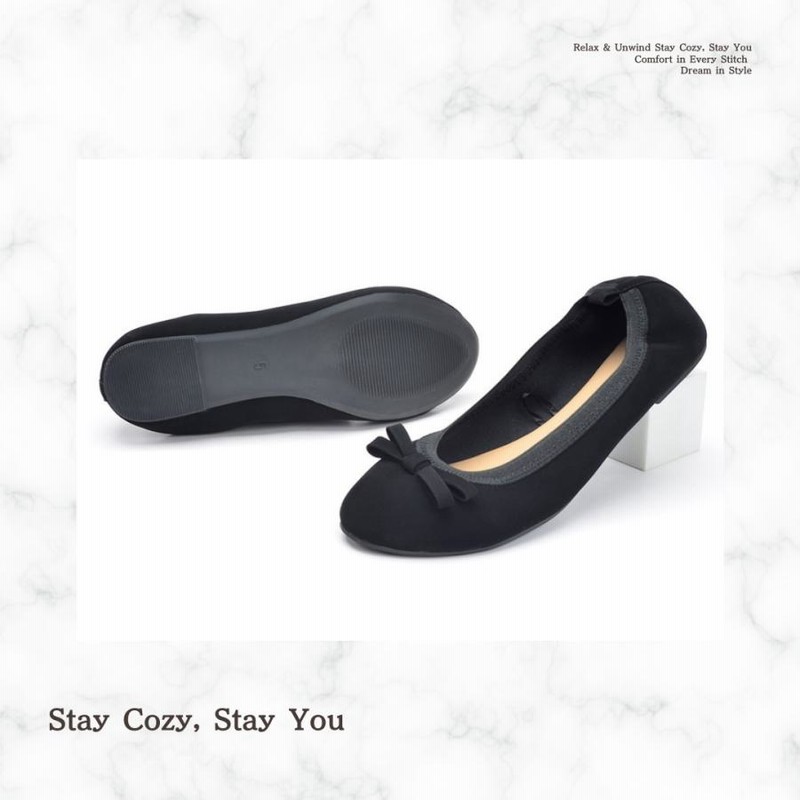 バレエシューズ　フラットシューズ　パンプス　黒　革　卒園式 バレエシューズ フラットシューズ パンプス 黒 革 卒園式 【公式通販】